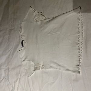 Brandy Melville white crop top, one size fits all, good condition